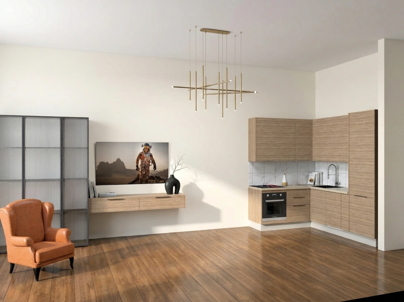 Дизайн кухни в стиле Минимализм — фото интерьера от нейросети RoomGPT