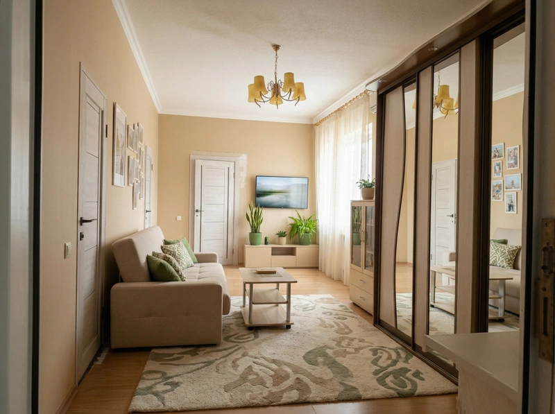 Дизайн гостиной в стиле Без стиля — фото интерьера от нейросети RoomGPT