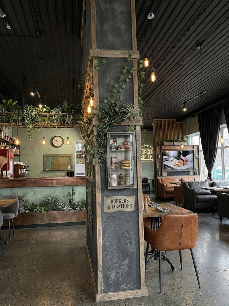 Дизайн гостиной в стиле Лофт — фото интерьера от нейросети RoomGPT