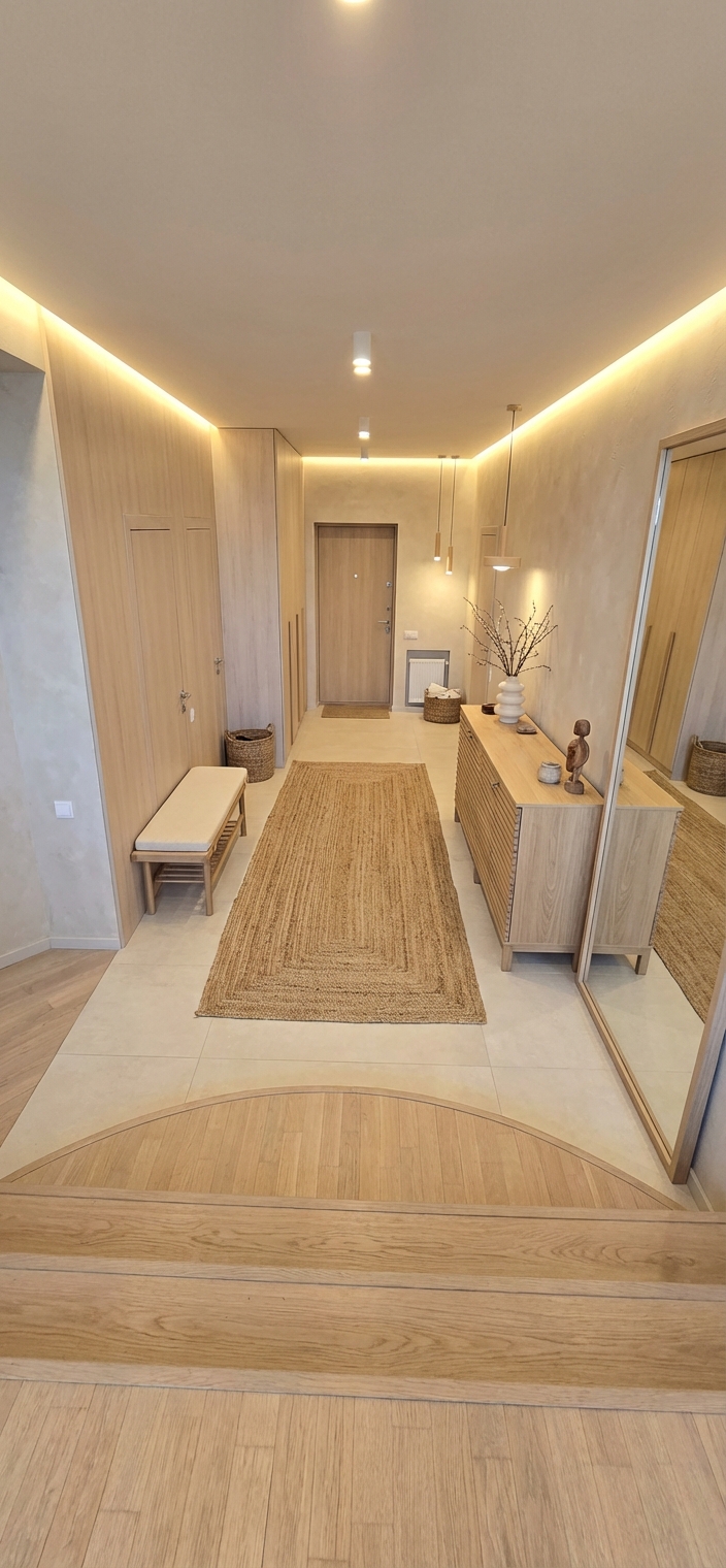 Дизайн гостиной в стиле Сканди — фото интерьера от нейросети RoomGPT