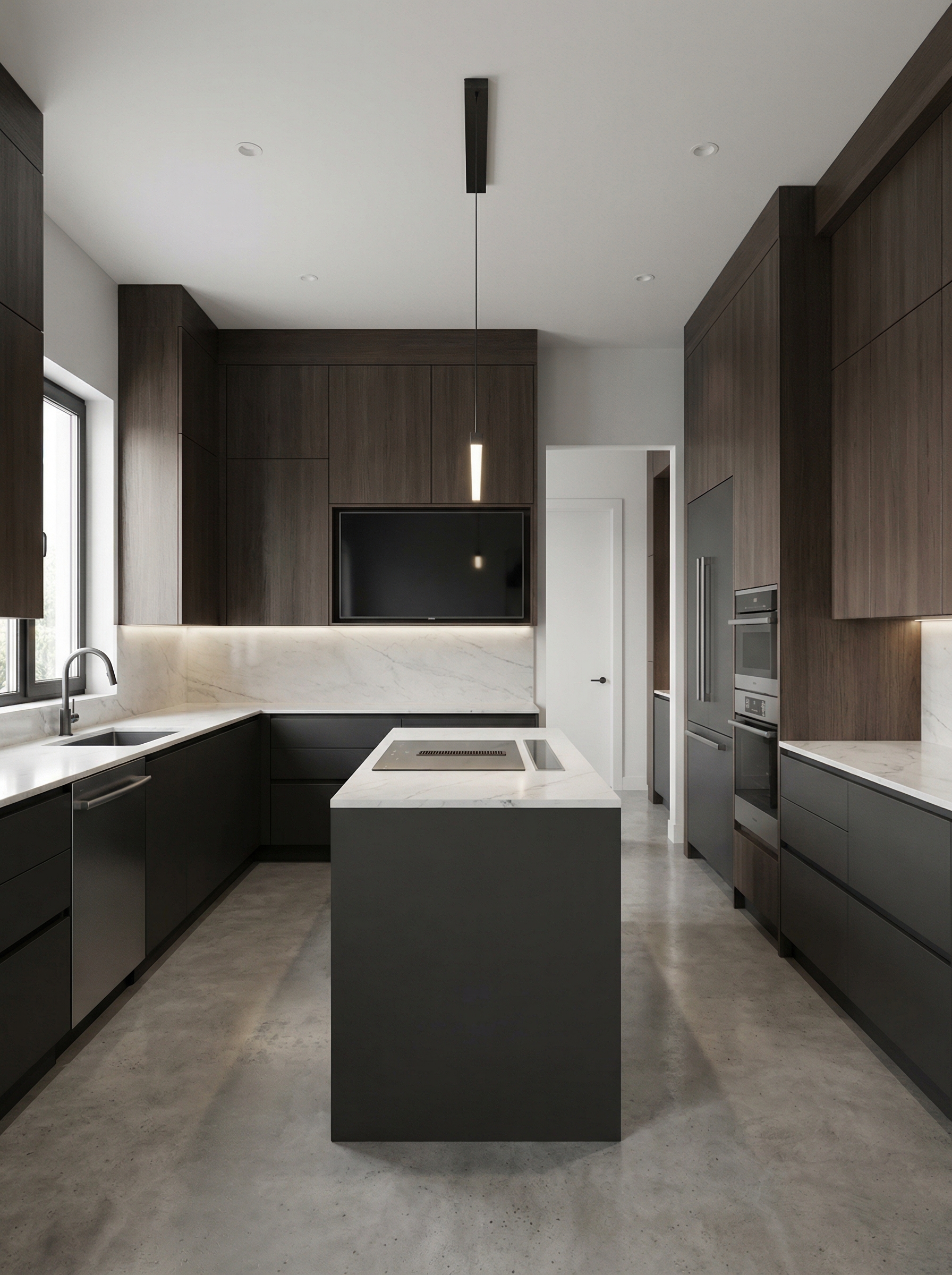 Дизайн кухни в стиле Минимализм — фото интерьера от нейросети RoomGPT