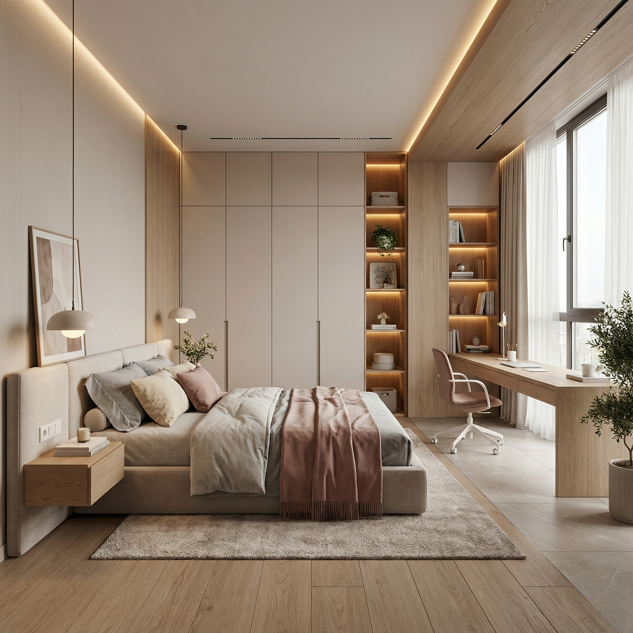 Дизайн детской в стиле Минимализм — фото интерьера от нейросети RoomGPT