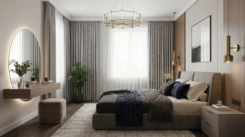 Дизайн интерьера в стиле Минимализм — Гостиная от нейросети RoomGPT