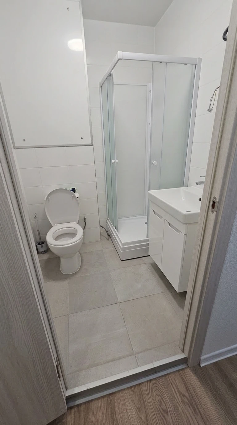 Дизайн ванной в стиле Хюгге — фото интерьера от нейросети RoomGPT