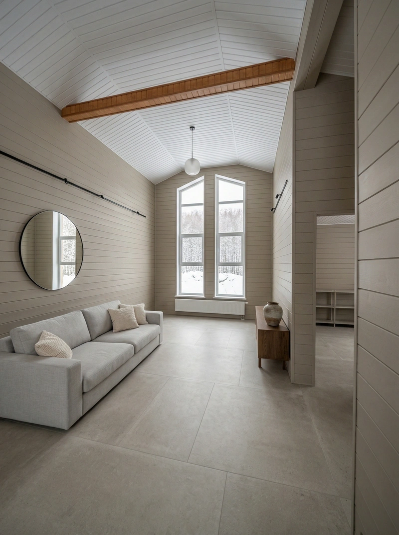 Дизайн гостиной в стиле Минимализм — фото интерьера от нейросети RoomGPT