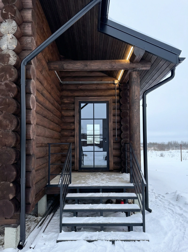 Дизайн интерьера в стиле Лофт — Фасад от нейросети RoomGPT