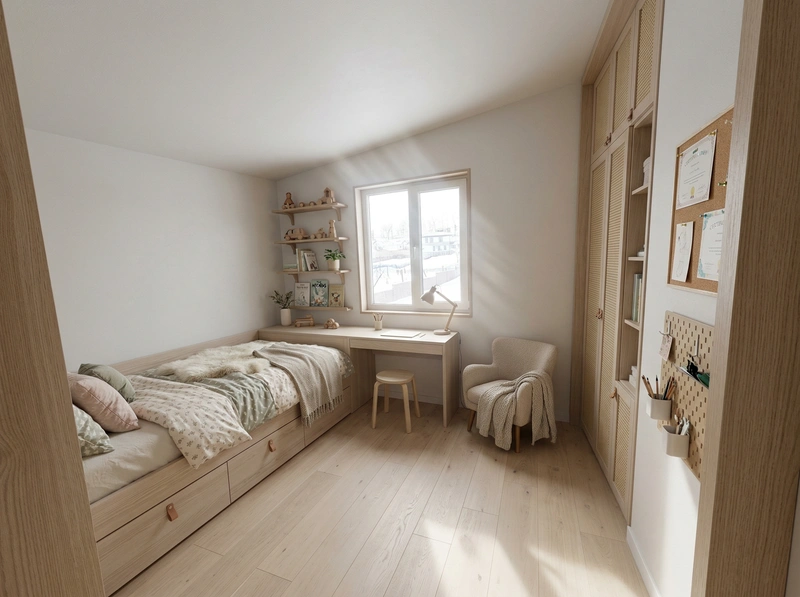 Дизайн интерьера в стиле Хюгге — Гостиная от нейросети RoomGPT