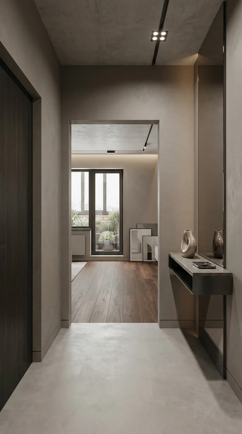 Дизайн интерьера в стиле Минимализм — Прихожая от нейросети RoomGPT