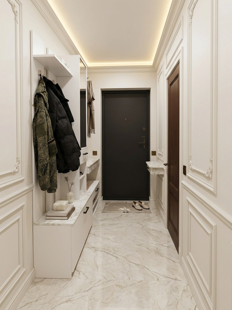 Дизайн интерьера в стиле Классика — Прихожая от нейросети RoomGPT