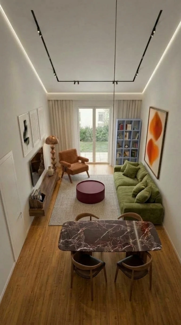 Дизайн гостиной в стиле Минимализм — фото интерьера от нейросети RoomGPT
