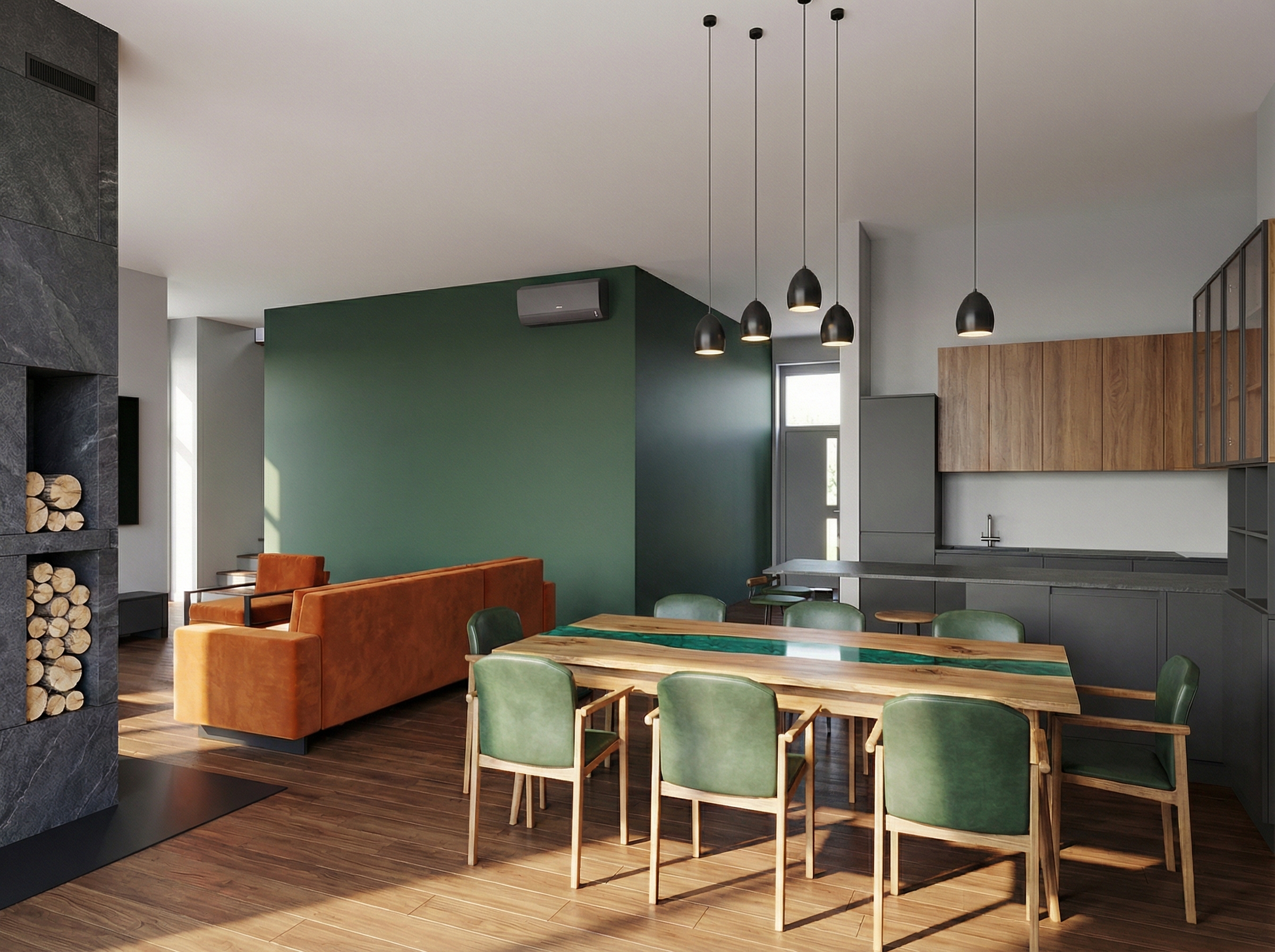 Дизайн гостиной в стиле Британский — фото интерьера от нейросети RoomGPT