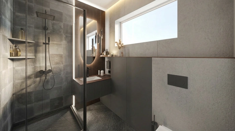 Дизайн ванной в стиле Без стиля — фото интерьера от нейросети RoomGPT