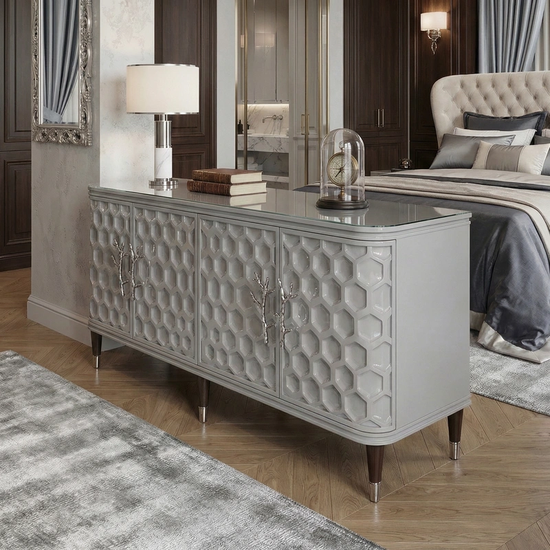 Дизайн интерьера в стиле Классика — Спальня от нейросети RoomGPT