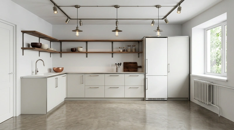 Дизайн кухни в стиле Минимализм — фото интерьера от нейросети RoomGPT