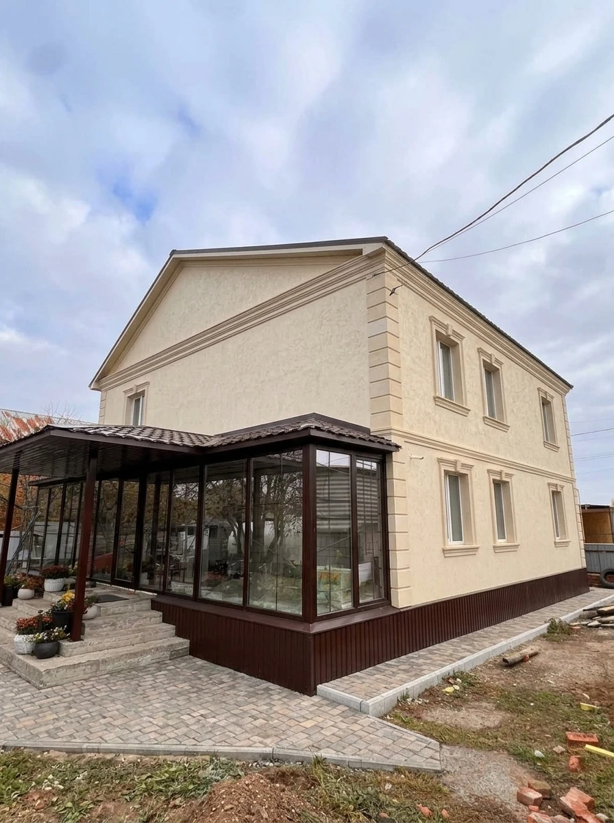 Дизайн фасада в стиле Неоклассика — Фасад от нейросети RoomGPT