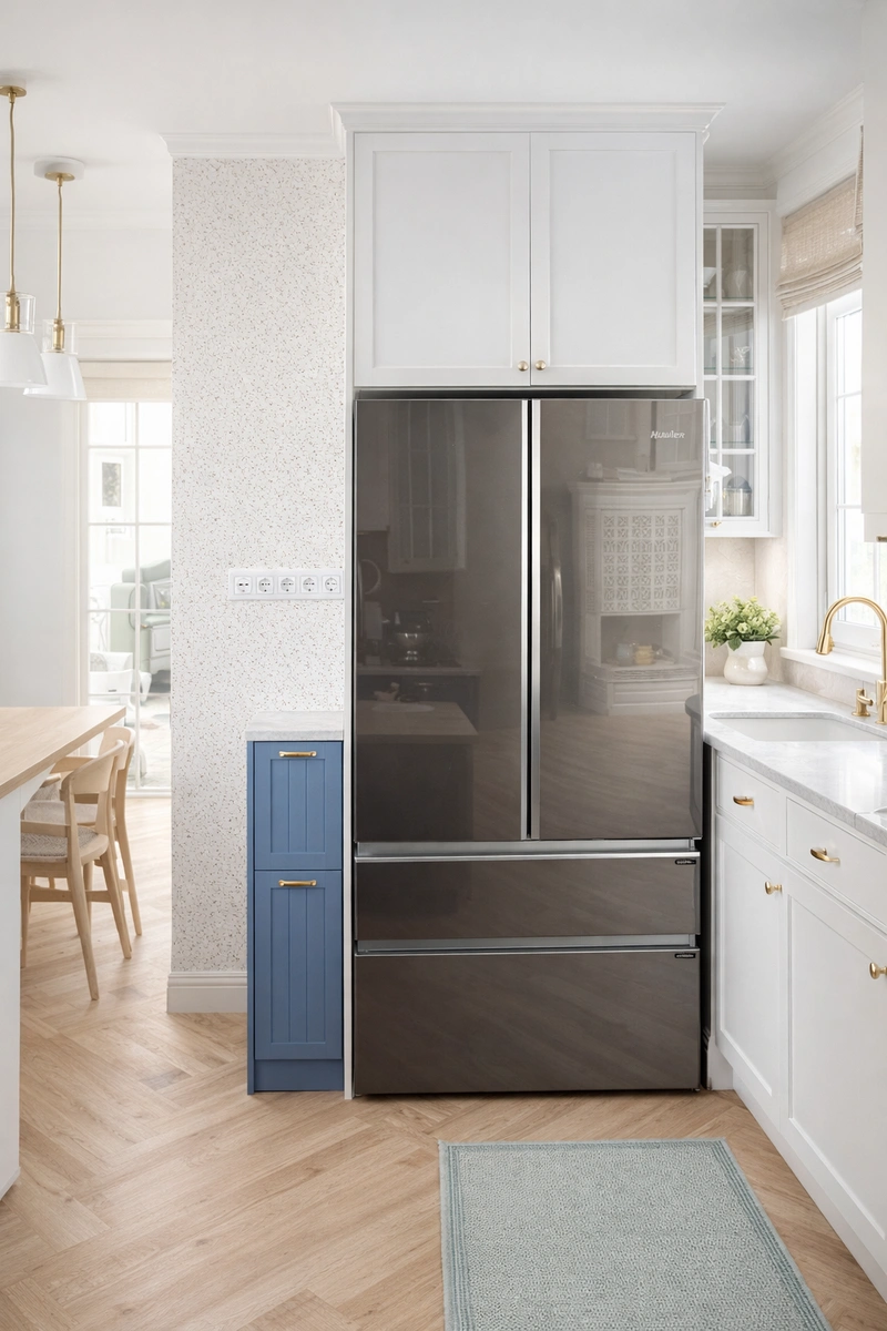 Дизайн интерьера в стиле Сканди — Кухня от нейросети RoomGPT