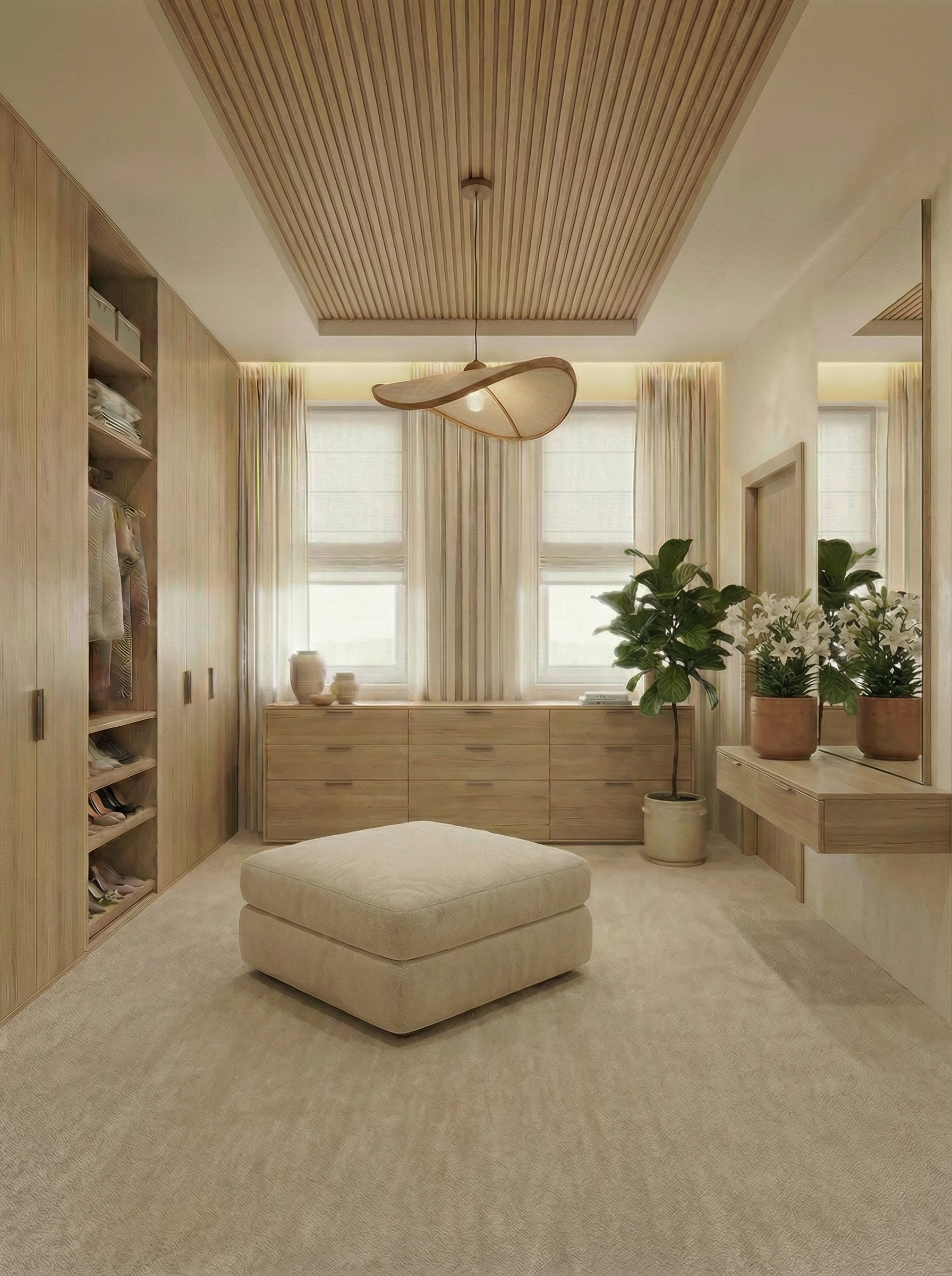 Дизайн гостиной в стиле Контемпорари — фото интерьера от нейросети RoomGPT