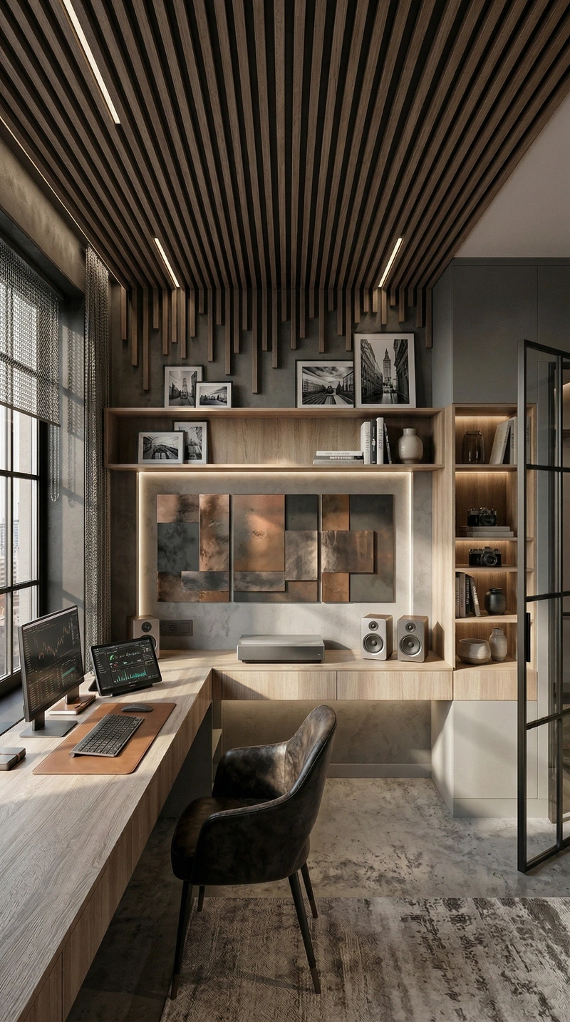 Дизайн гостиной в стиле Лофт — фото интерьера от нейросети RoomGPT