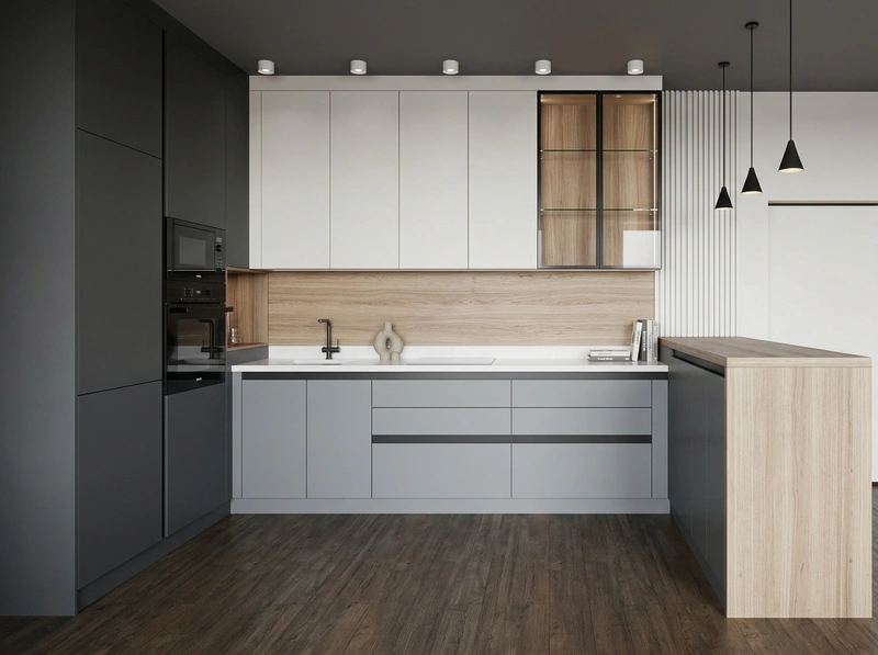 Дизайн кухни в стиле Минимализм — фото интерьера от нейросети RoomGPT