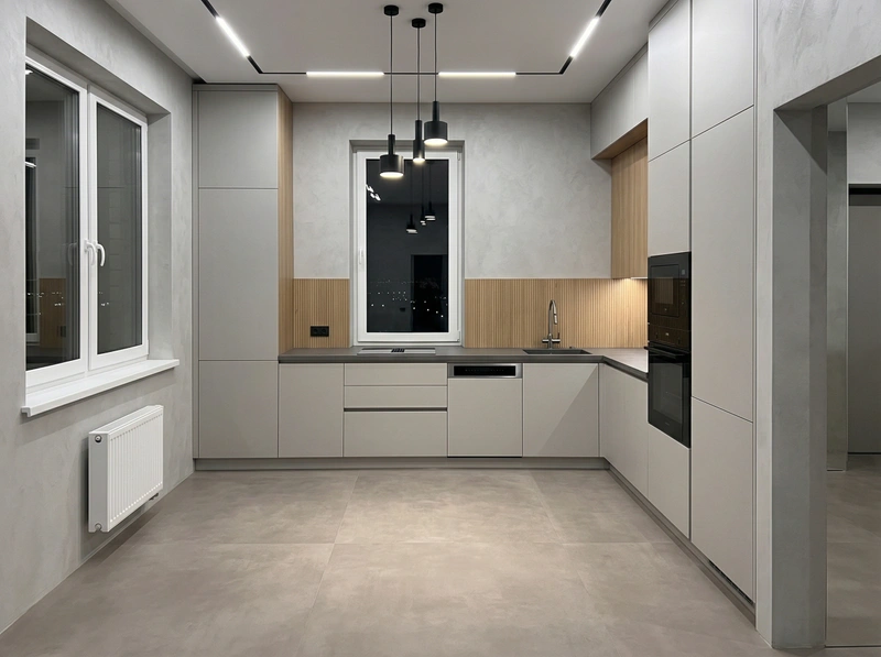 Дизайн кухни в стиле Минимализм — фото интерьера от нейросети RoomGPT