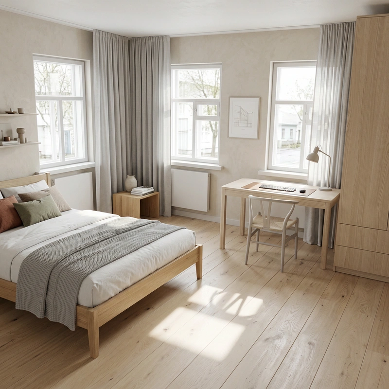 Дизайн интерьера в стиле Сканди — Гостиная от нейросети RoomGPT