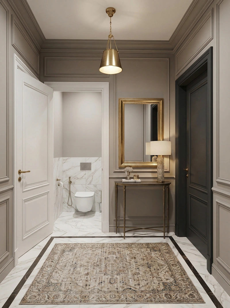 Дизайн интерьера в стиле Классика — Прихожая от нейросети RoomGPT