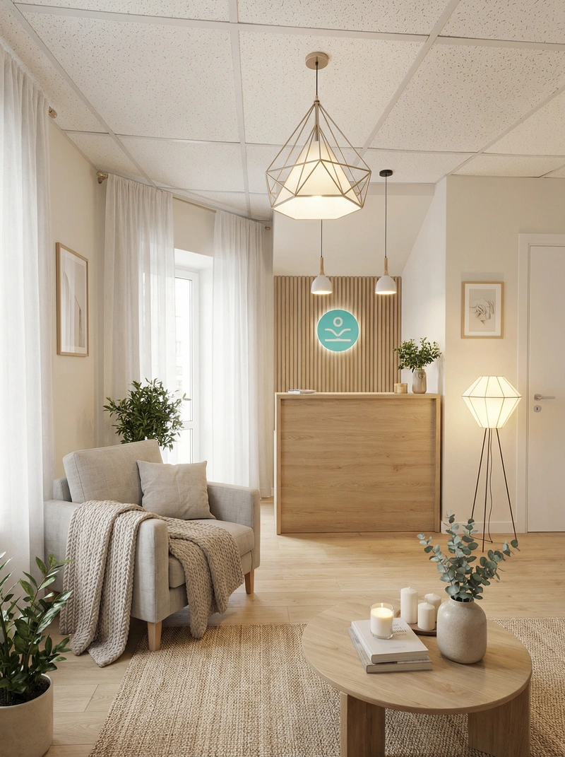 Дизайн интерьера в стиле Хюгге — Гостиная от нейросети RoomGPT