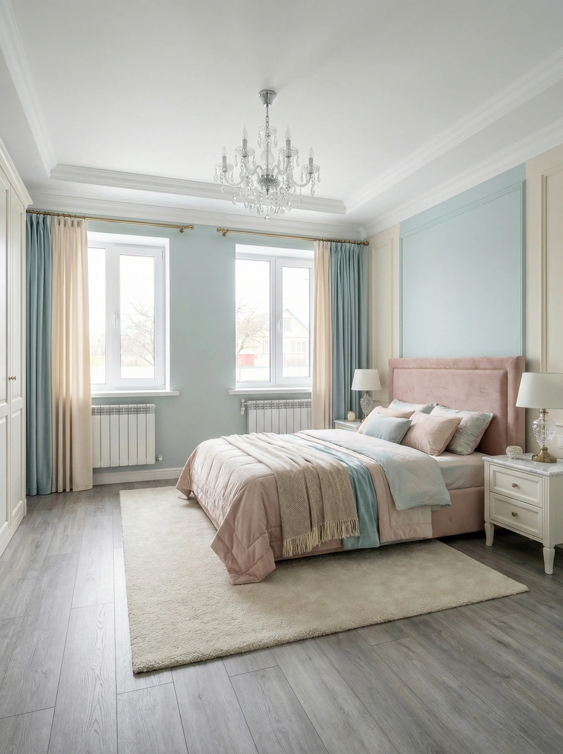 Дизайн интерьера в стиле Классика — Спальня от нейросети RoomGPT