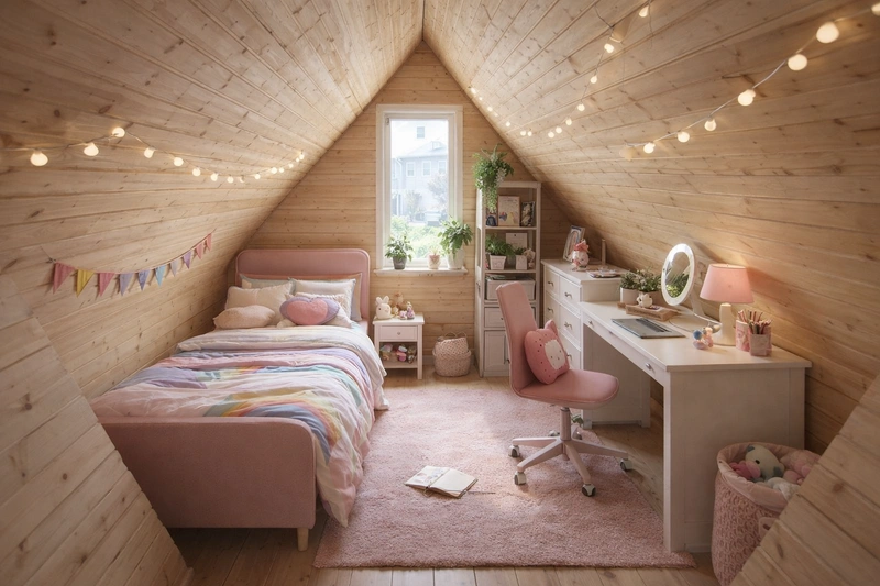 Дизайн детской в стиле Без стиля — фото интерьера от нейросети RoomGPT