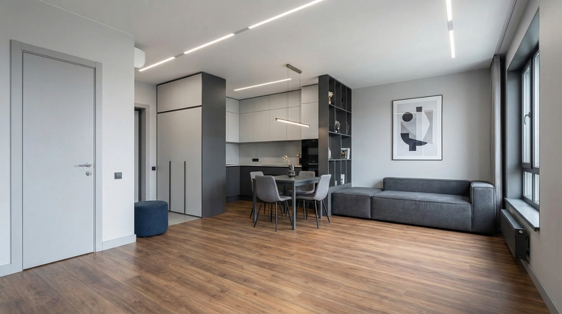 Дизайн интерьера в стиле Сканди — Гостиная от нейросети RoomGPT