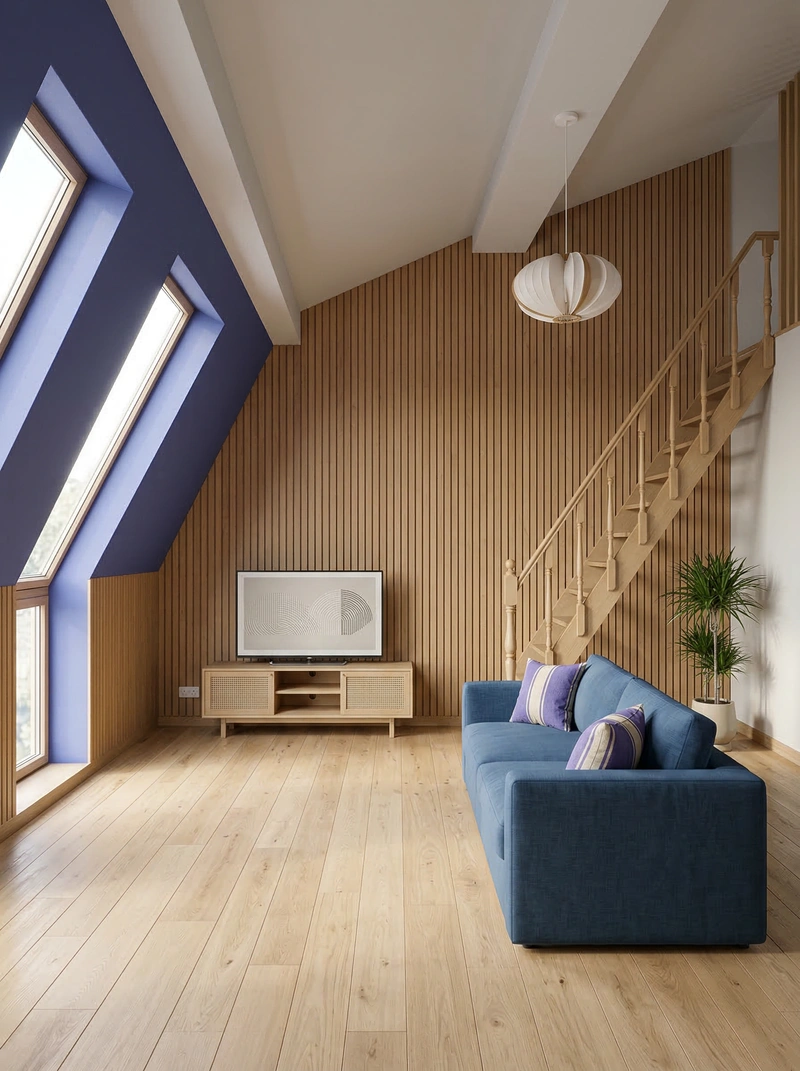 Дизайн интерьера в стиле Сканди — Гостиная от нейросети RoomGPT