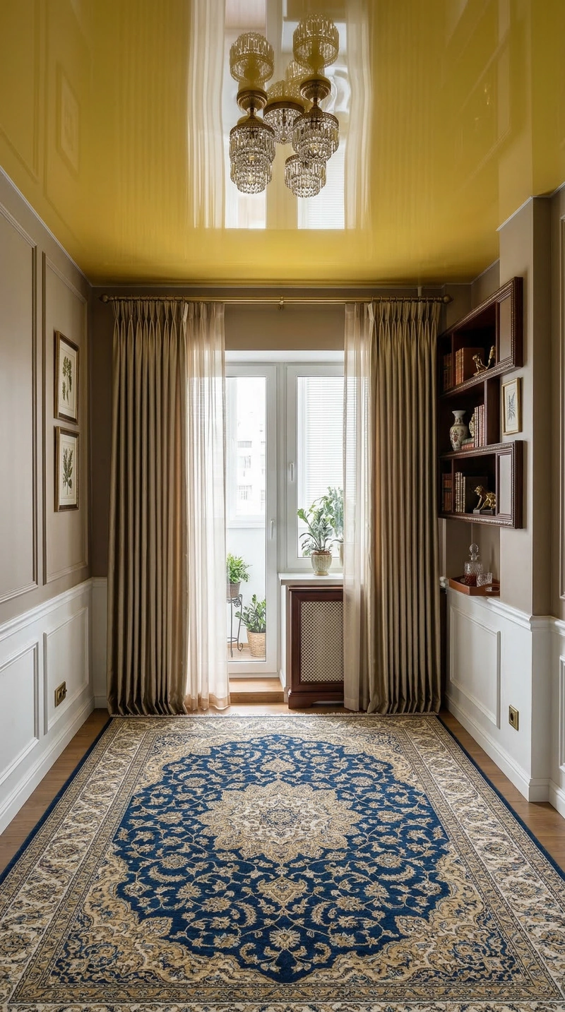 Дизайн интерьера в стиле Классика — Гостиная от нейросети RoomGPT