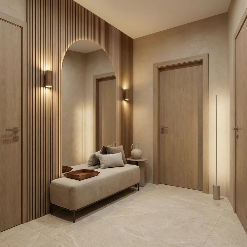 Дизайн интерьера в стиле Минимализм — Прихожая от нейросети RoomGPT