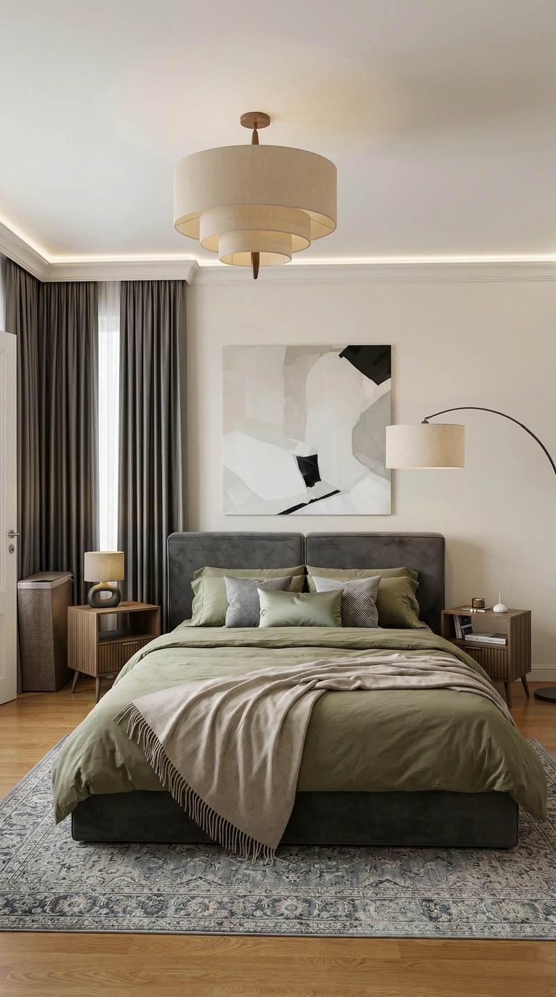 Дизайн интерьера в стиле Классика — Спальня от нейросети RoomGPT