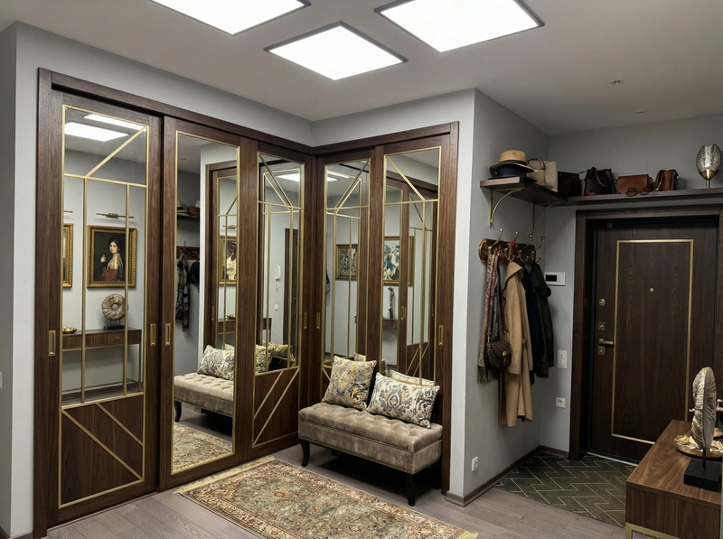 Дизайн интерьера в стиле Эклектика — Прихожая от нейросети RoomGPT