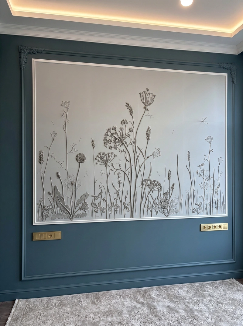 Дизайн спальни в стиле Неоклассика — фото интерьера от нейросети RoomGPT