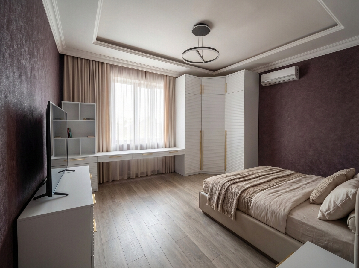 Дизайн детской в стиле Минимализм — фото интерьера от нейросети RoomGPT