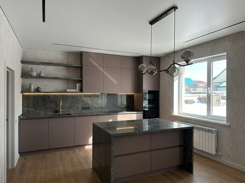 Дизайн кухни в стиле Минимализм — фото интерьера от нейросети RoomGPT