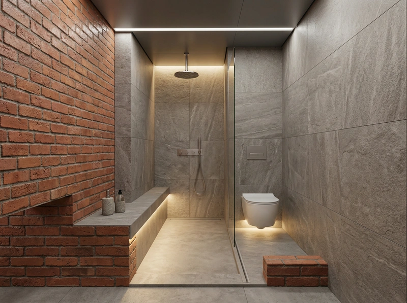 Дизайн ванной в стиле Минимализм — фото интерьера от нейросети RoomGPT