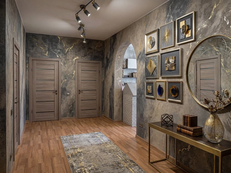 Дизайн интерьера в стиле Эклектика — Прихожая от нейросети RoomGPT