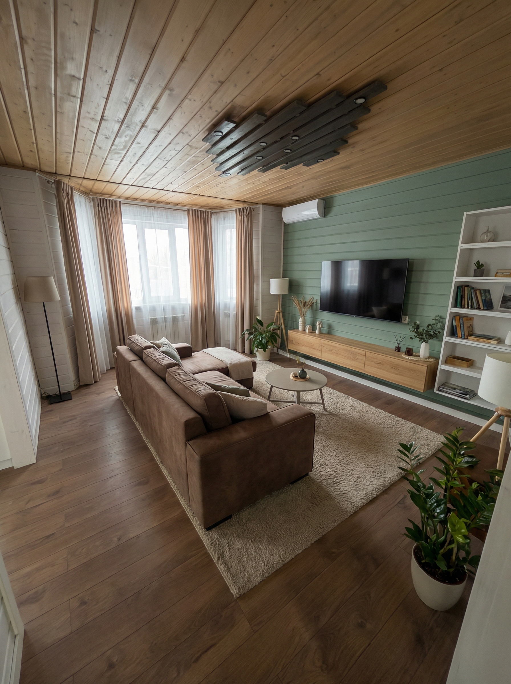 Дизайн гостиной в стиле Минимализм — фото интерьера от нейросети RoomGPT