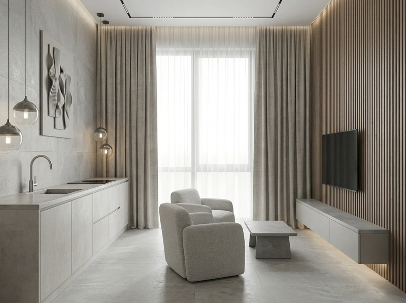 Дизайн спальни в стиле Минимализм — фото интерьера от нейросети RoomGPT