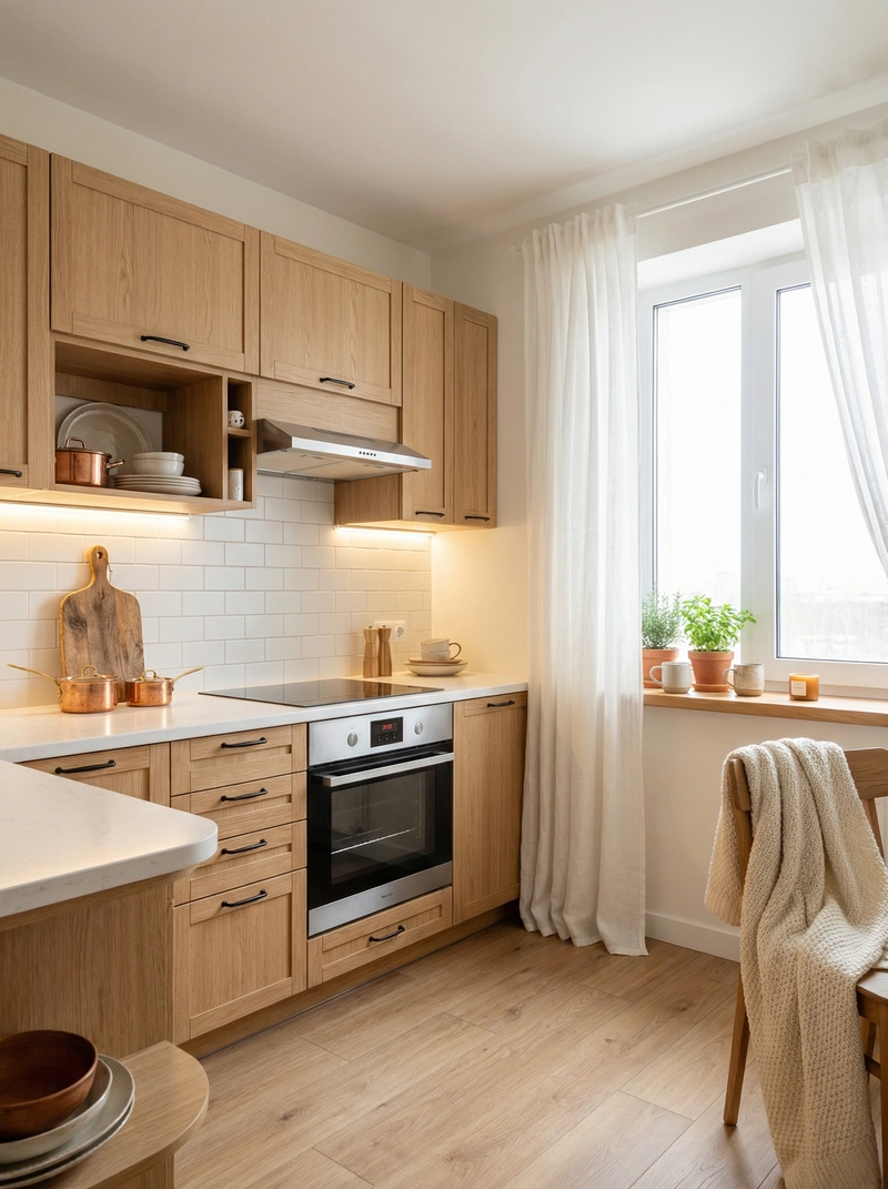 Дизайн интерьера в стиле Хюгге — Гостиная от нейросети RoomGPT