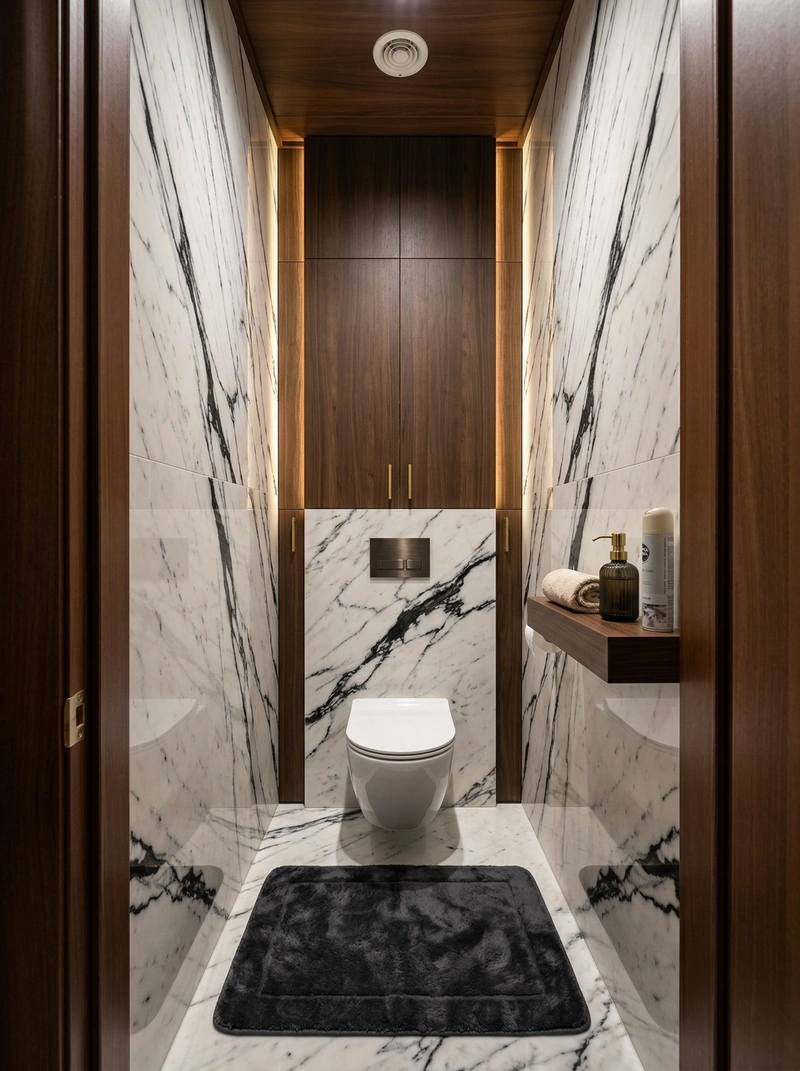 Дизайн интерьера в стиле Классика — Ванная от нейросети RoomGPT