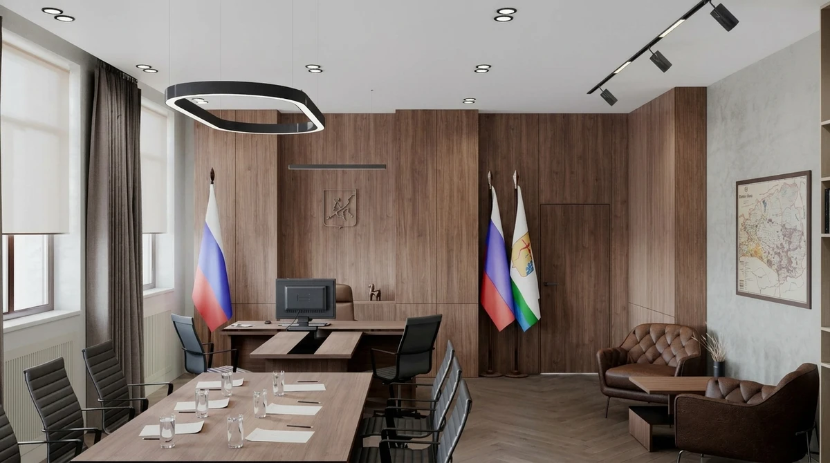Дизайн кабинета в стиле Без стиля — фото интерьера от нейросети RoomGPT