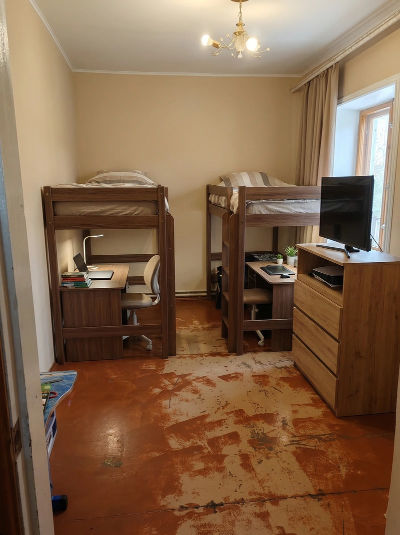 Дизайн детской в стиле Без стиля — фото интерьера от нейросети RoomGPT