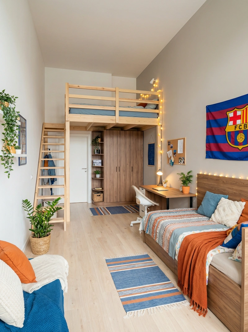 Дизайн интерьера в стиле Хюгге — Гостиная от нейросети RoomGPT