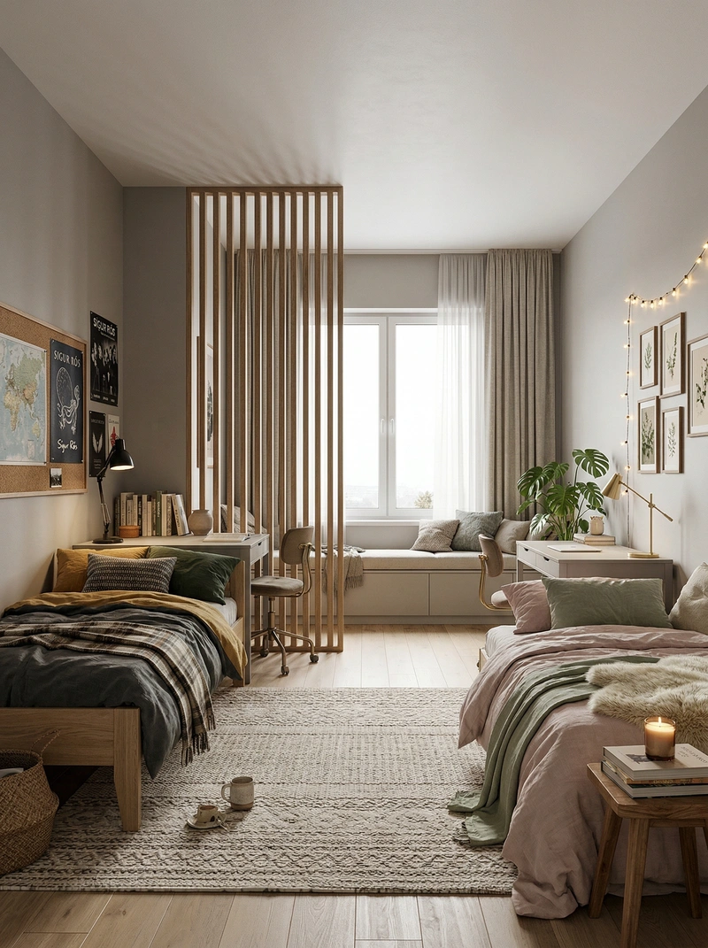 Дизайн интерьера в стиле Хюгге — Спальня от нейросети RoomGPT