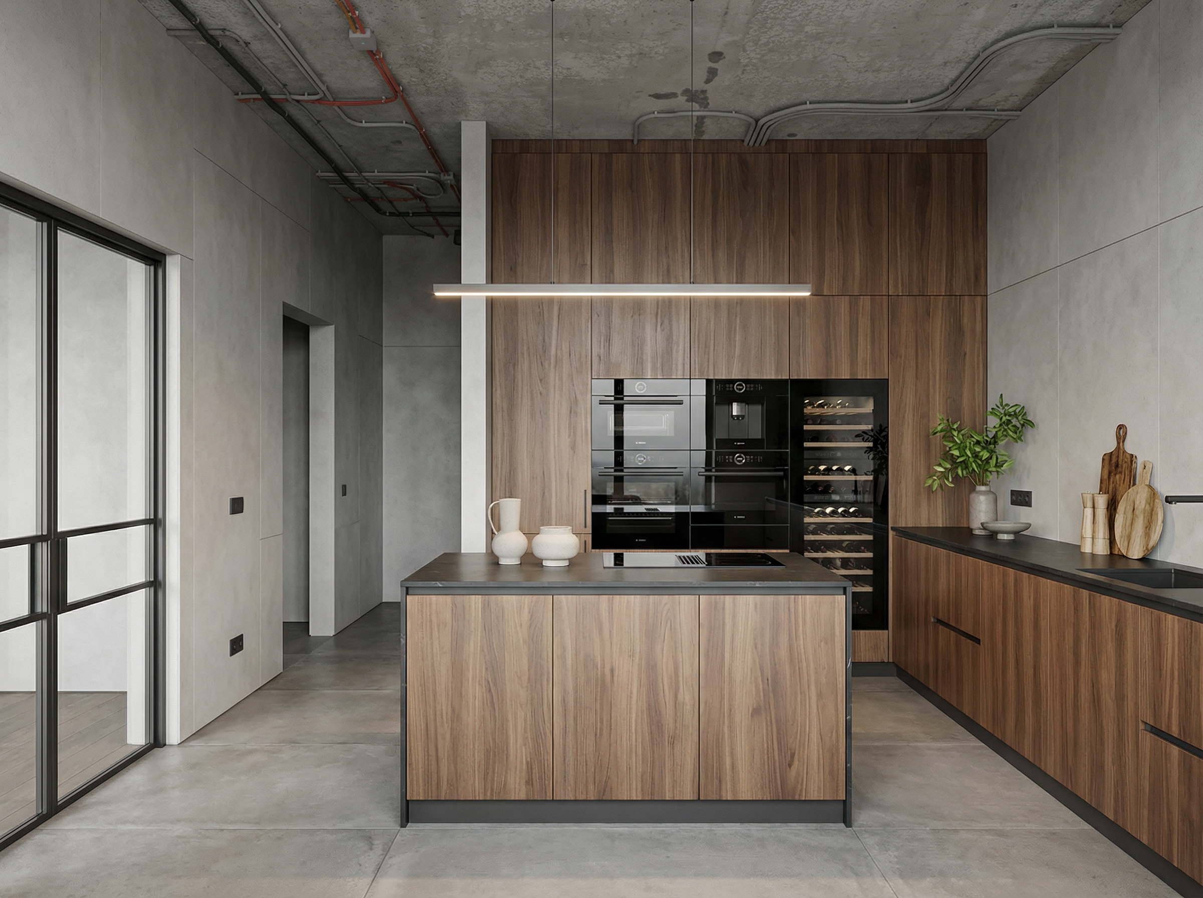 Дизайн кухни в стиле Минимализм — фото интерьера от нейросети RoomGPT