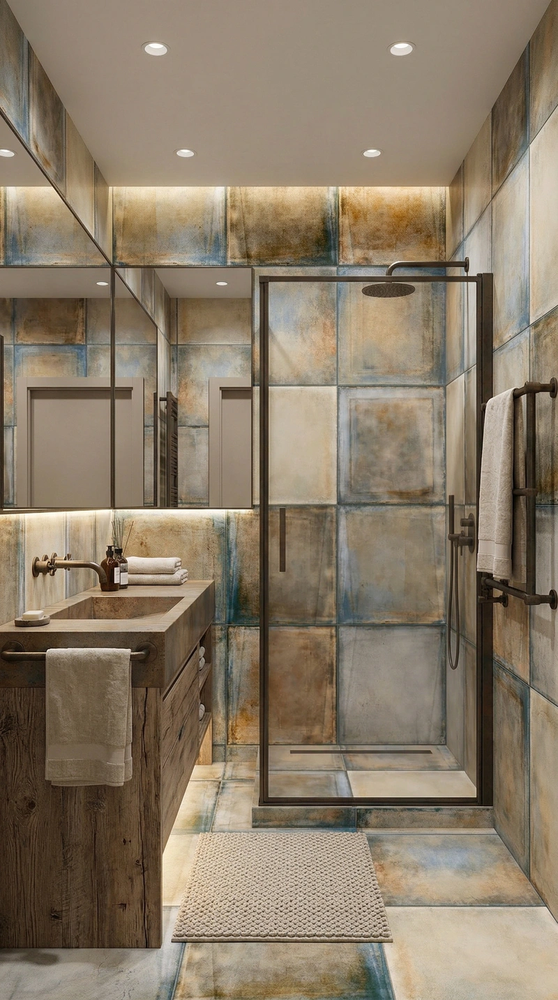 Дизайн ванной в стиле Без стиля — фото интерьера от нейросети RoomGPT